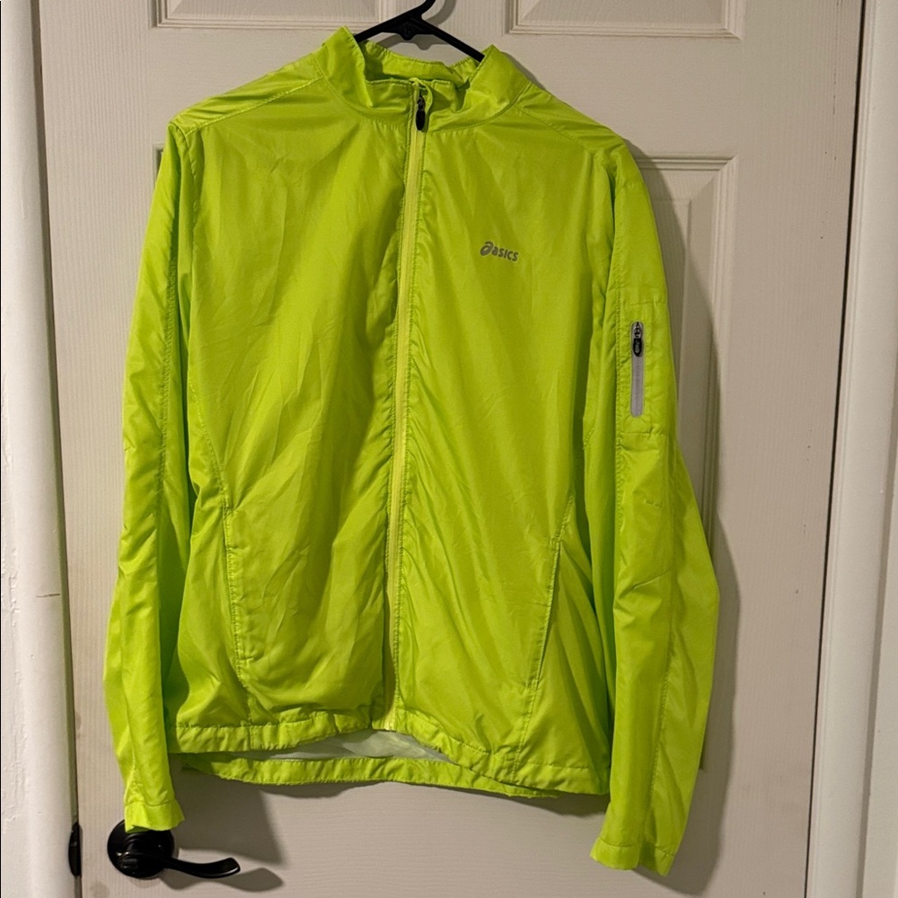 ASICS Men's Bright Lime Windbreaker